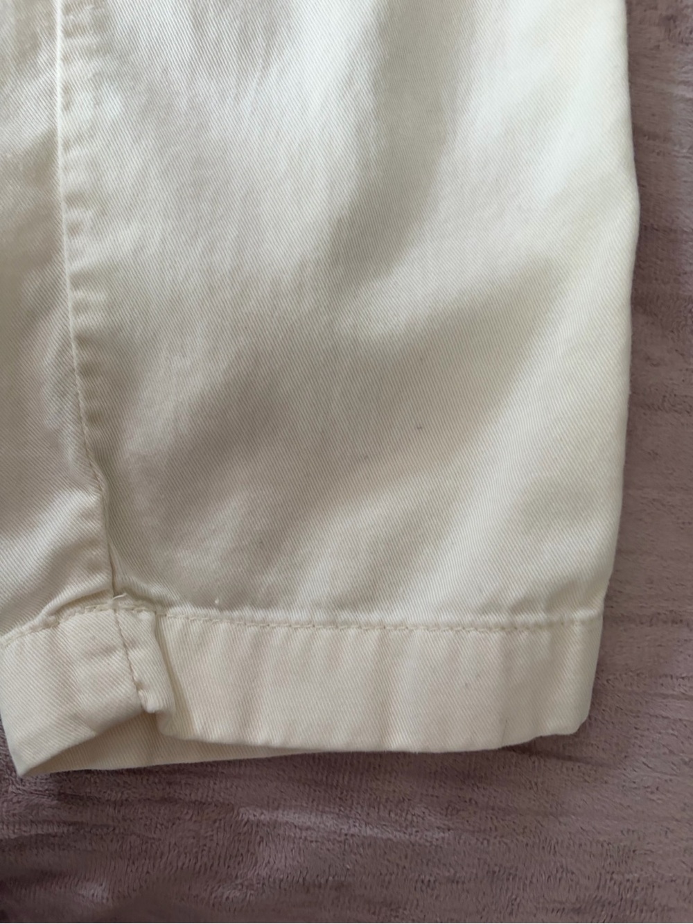 J.Crew Cotton Chino Pants Women’s Size 0 Petite Tapered Leg Cream Mid Rise - Picture 5 of 8